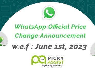 whatsaapp official price change