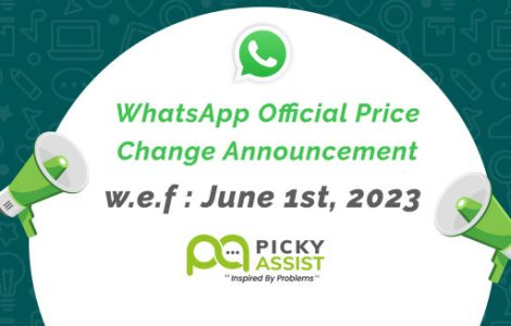 whatsaapp official price change