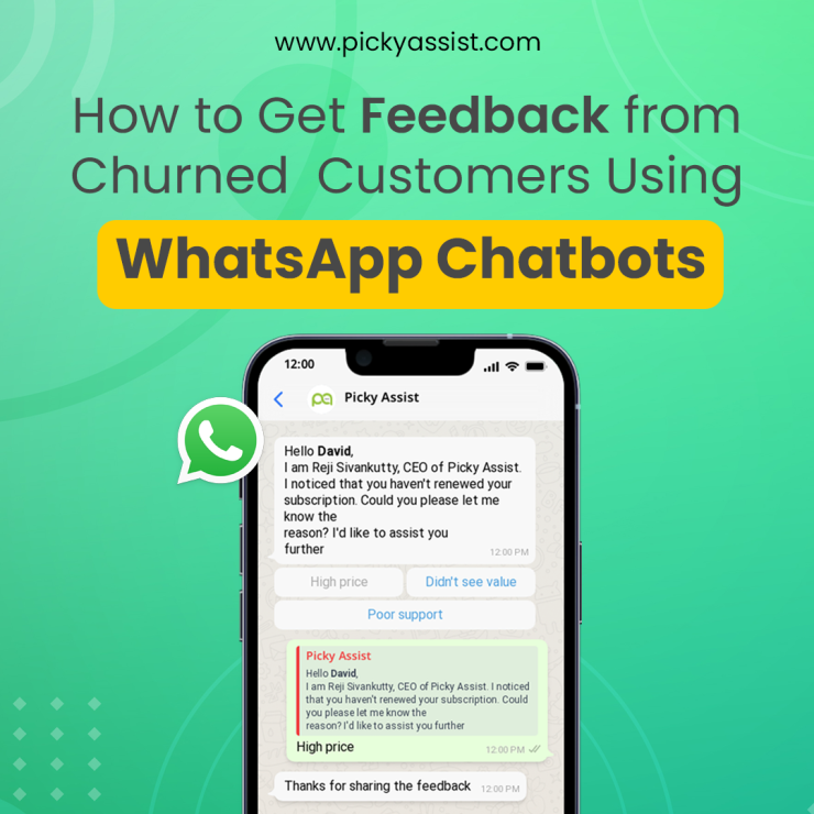 Whatsapp Chatbot for Churned Customers | Picky Assist