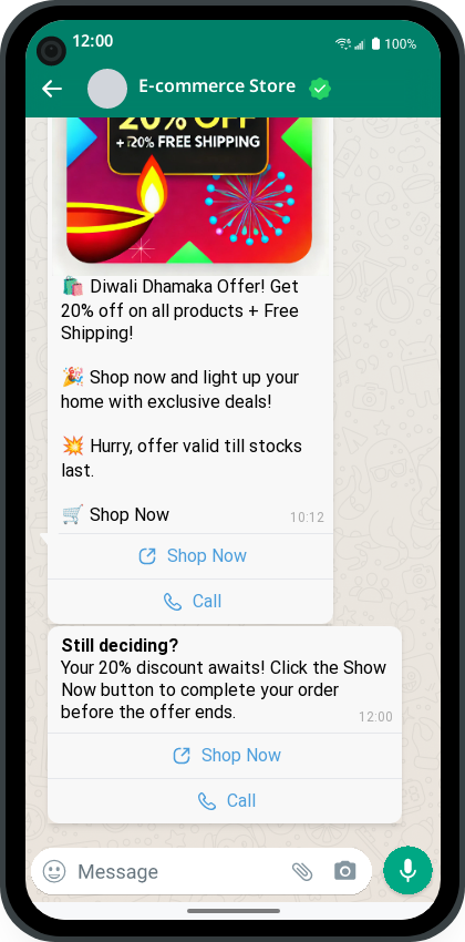 Whatsapp Template for Diwali 2024 Promotions | Picky Assist