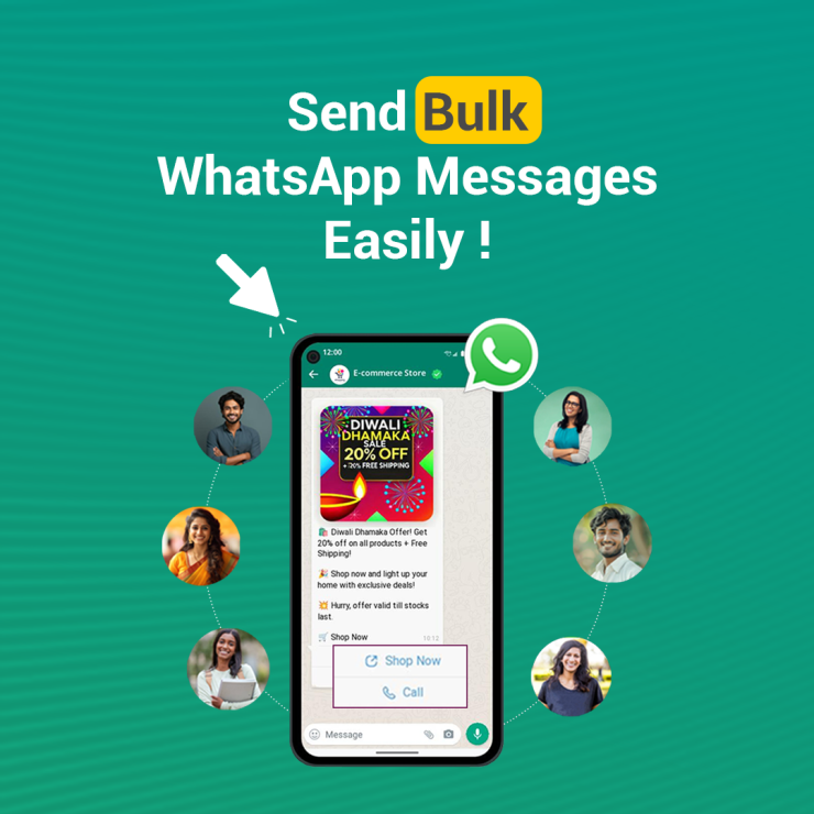 Sending bulk WhatsApp messages