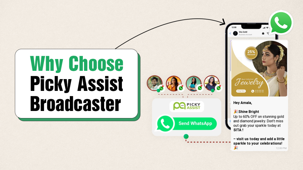 Sending Bulk WhatsApp Messages - Broadcaster | Picky Assist