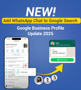 add whatsapp google business profile