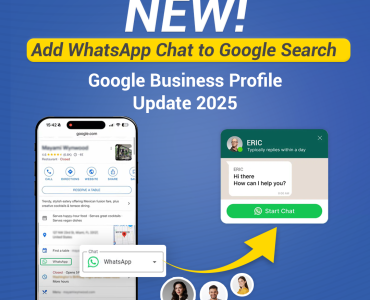 add whatsapp google business profile