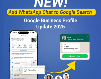 add whatsapp google business profile