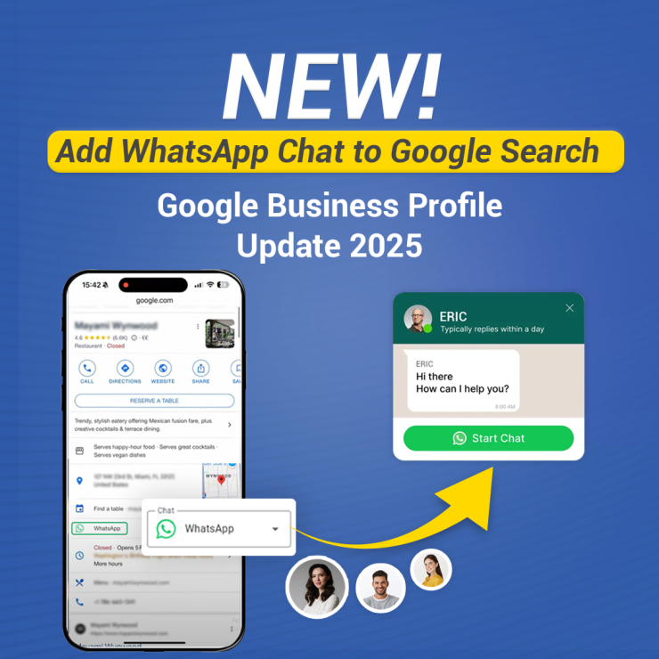 add whatsapp google business profile