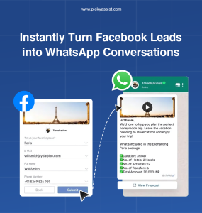Get facebook leads in whatsapp