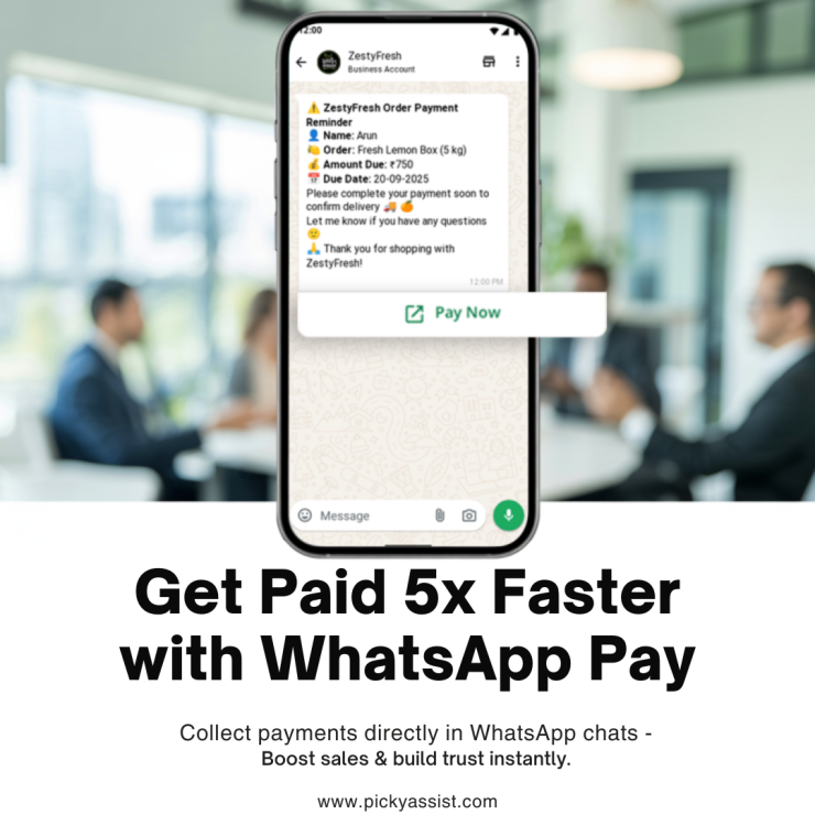 send payments reminders on WhatsApp automatically
