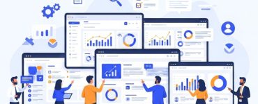 Business team comparing CRM dashboards to find the best Zoho alternative platform