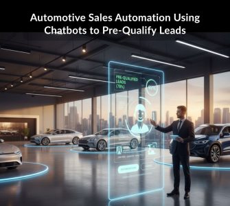 AI chatbot automating lead pre-qualification in automotive sales