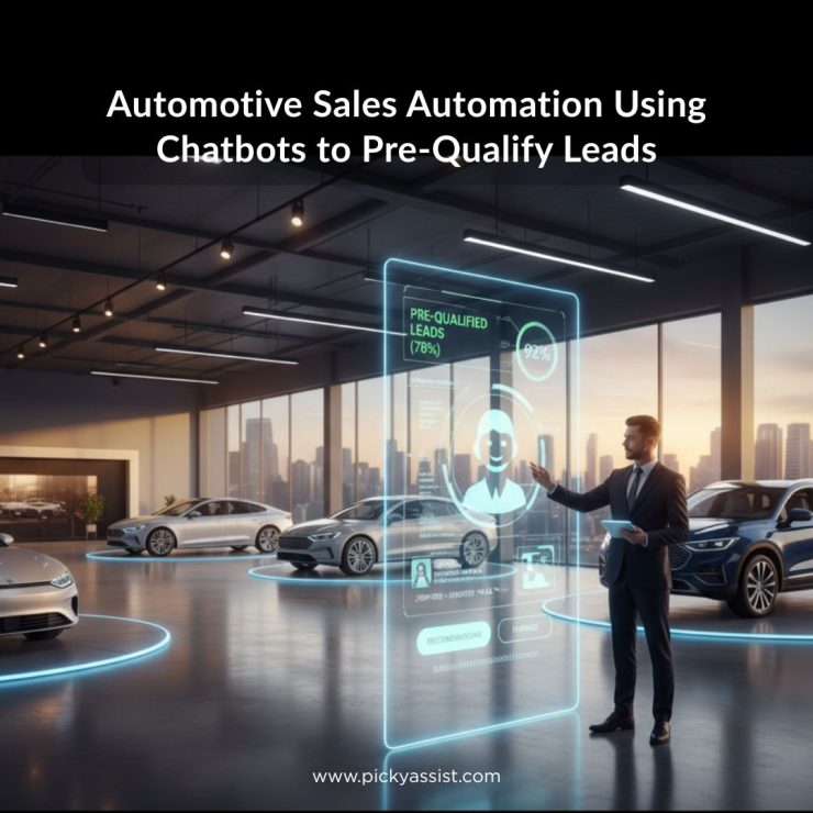 AI chatbot automating lead pre-qualification in automotive sales