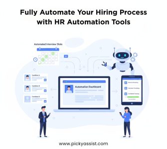 HR automation dashboard showing interview data, simplifying the traditional interview process into an easy, automated workflow