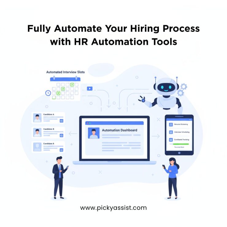 HR automation dashboard showing interview data, simplifying the traditional interview process into an easy, automated workflow