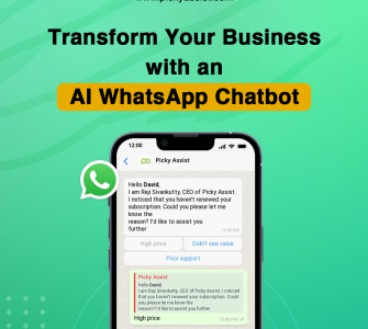 AI-powered WhatsApp chatbot helping businesses automate customer interactions and boost engagement
