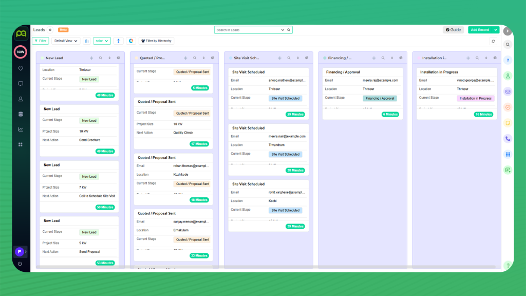 CRM for Solar