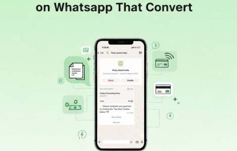 payment reminder message on WhatsApp