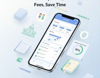 Automated rent payment dashboard illustrating reduced late payments and monthly time savings