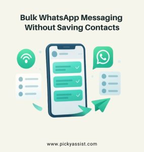 Send bulk WhatsApp messages without saving contacts using an easy and fast method