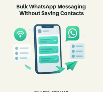 Send bulk WhatsApp messages without saving contacts using an easy and fast method