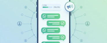 Illustration showing WhatsApp broadcast limits and how to reach more customers