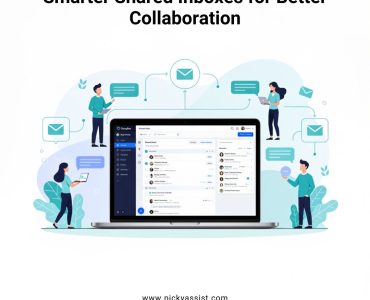 Team using shared inbox software to improve communication and collaboration