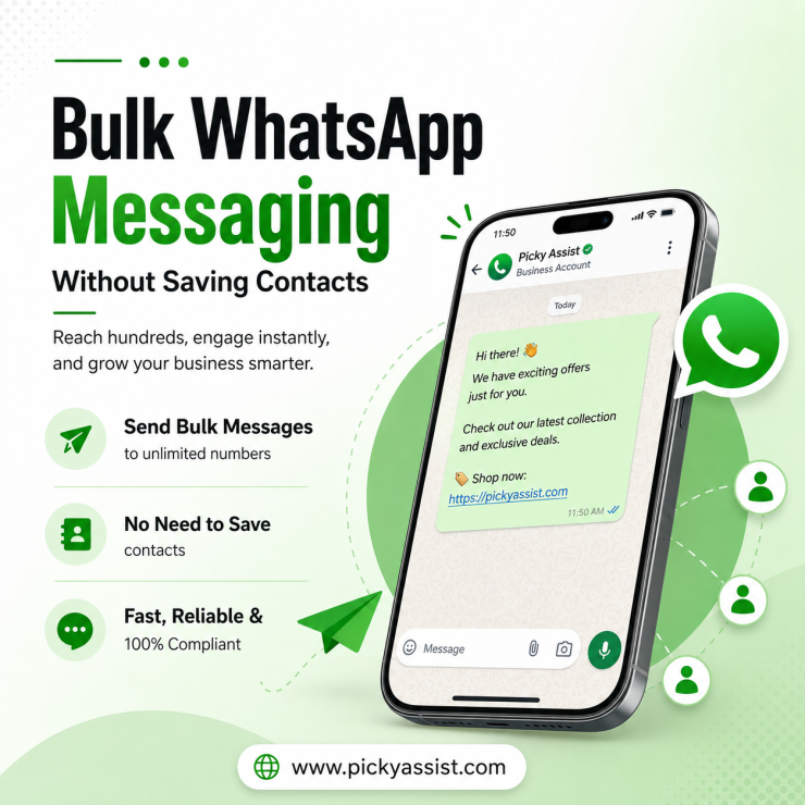 Send Bulk WhatsApp Message Without Adding