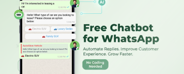 free chatbot for WhatsApp