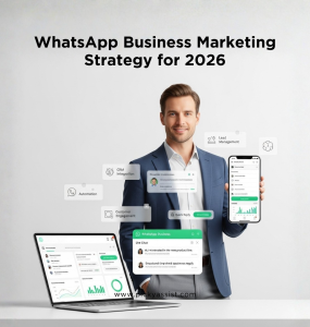 WhatsApp Business marketing strategy for 2026 showing automated conversations and CRM integration – Picky Assist