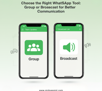 WhatsApp Group vs Broadcast