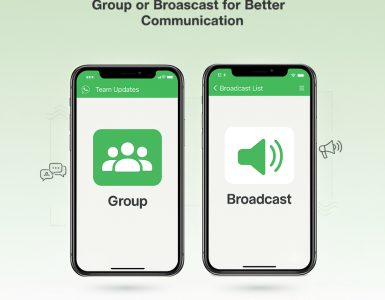 WhatsApp Group vs Broadcast