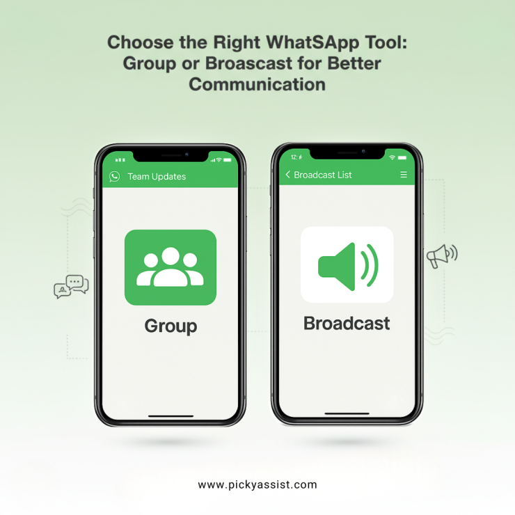 WhatsApp Group vs Broadcast