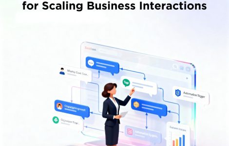 WhatsApp workflow automation showing how businesses scale customer interactions using structured messaging flows