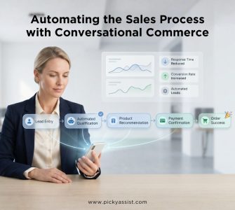 Picky Assist WhatsApp conversational commerce automating the sales process