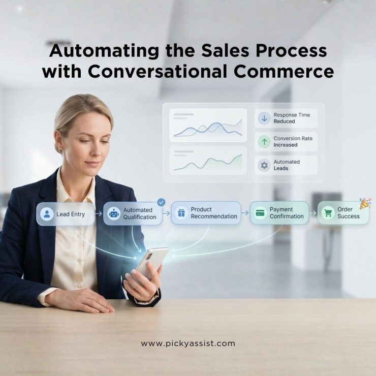 Picky Assist WhatsApp conversational commerce automating the sales process
