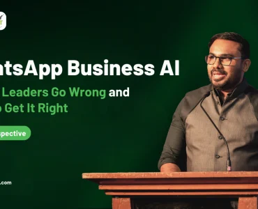 WhatsApp Business API strategy showing how leaders use AI to improve customer communication and automation