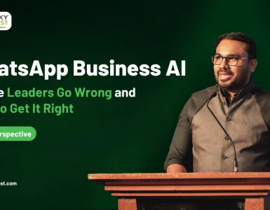 WhatsApp Business API strategy showing how leaders use AI to improve customer communication and automation