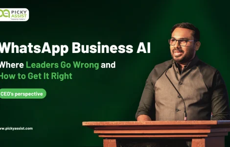 WhatsApp Business API strategy showing how leaders use AI to improve customer communication and automation
