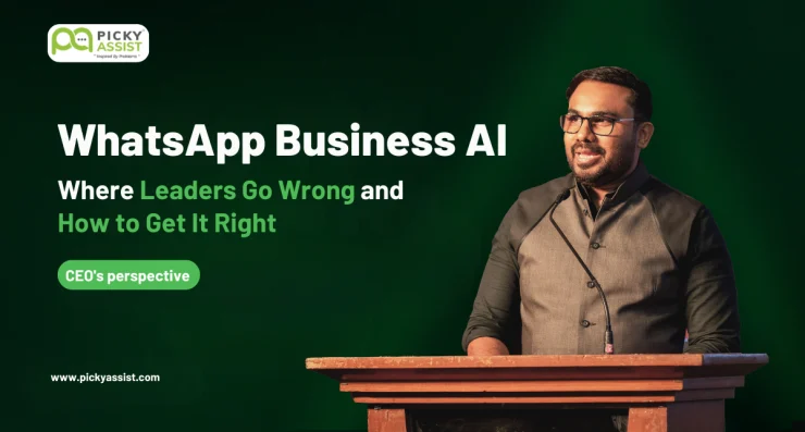 WhatsApp Business API strategy showing how leaders use AI to improve customer communication and automation