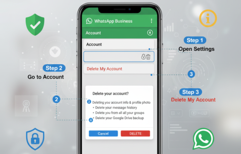 how to delete WhatsApp