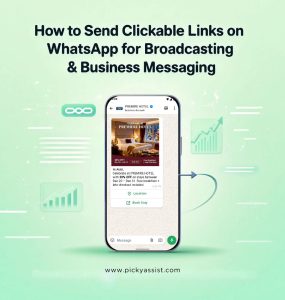 how to send links in WhatsApp