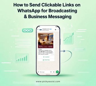 how to send links in WhatsApp