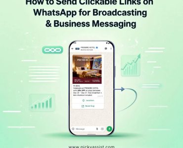 how to send links in WhatsApp