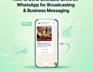 how to send links in WhatsApp
