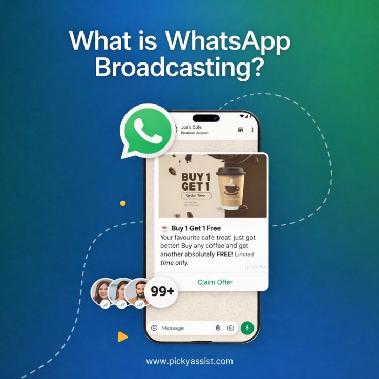 what are broadcast messages in WhatsApp