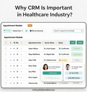 Picky Assist CRM for hospital management