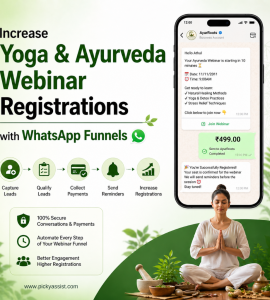 Ayurveda Yoga webinar marketing automation