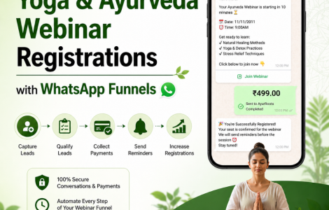 Ayurveda Yoga webinar marketing automation