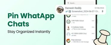 how to pin WhatsApp chat