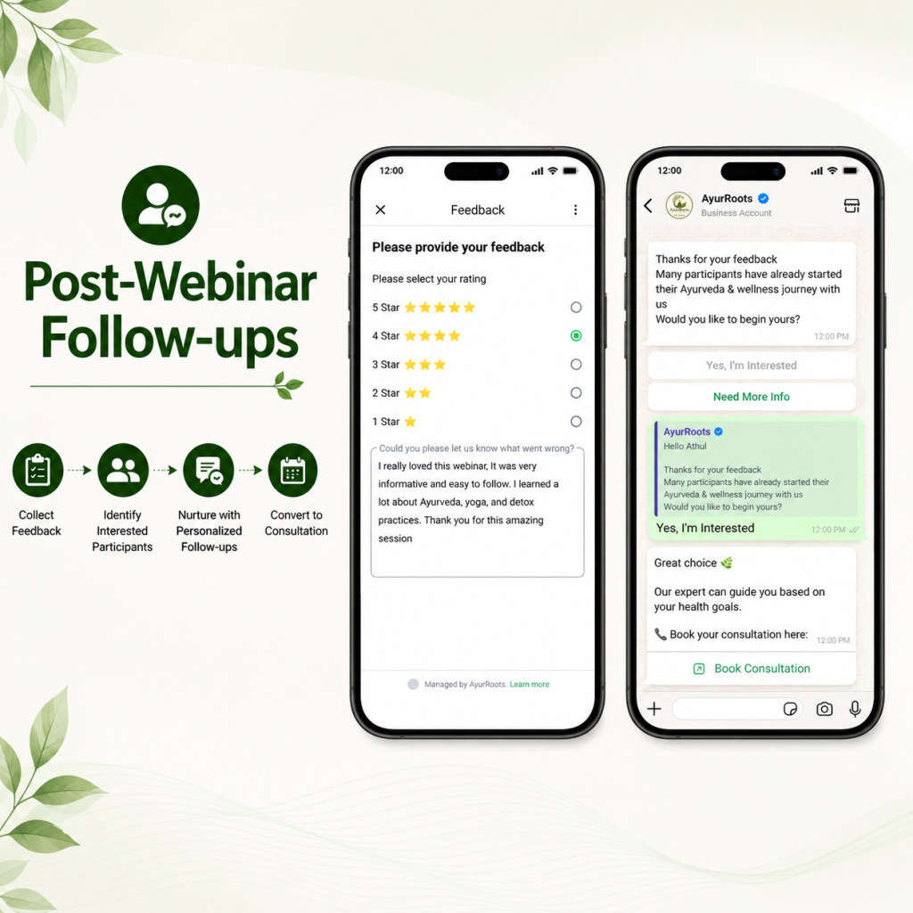 Post-Webinar Follow-ups