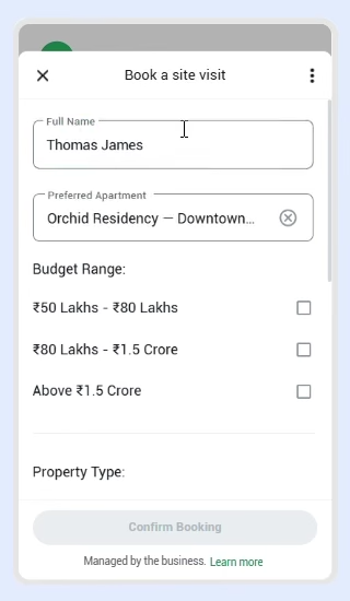 WhatsApp Flow in CRM